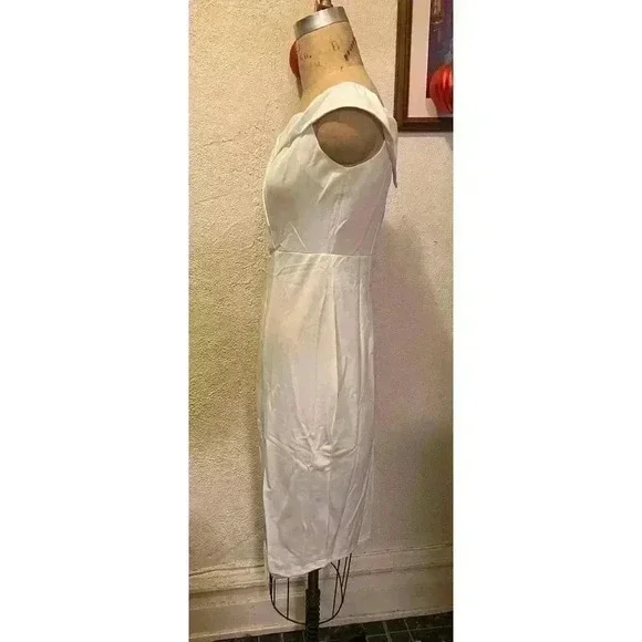 Phortric White Off the Shoulder Dress NWT Size L - Picture 6 of 13